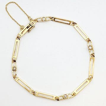 Bracelet - 18 carats Or jaune Diamant (Naturelle)