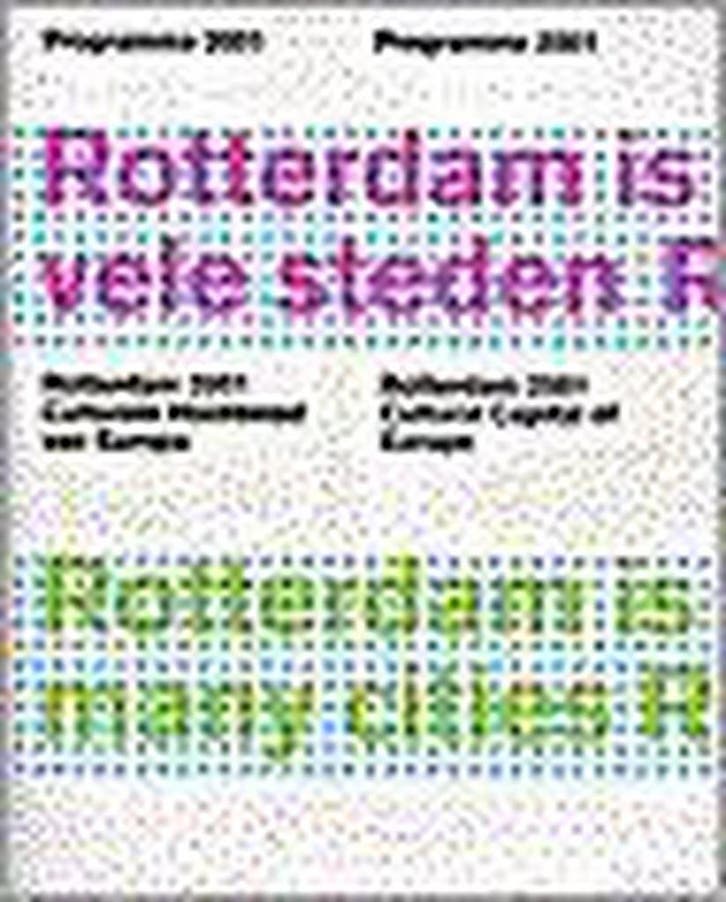 Rotterdam 2001. Programma/ Programme 2001 9789072007827, Boeken, Kunst en Cultuur | Beeldend, Gelezen, Verzenden