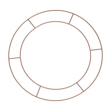 Rose Gouden Frame Rond Metaal 40cm, Verzenden, Nieuw
