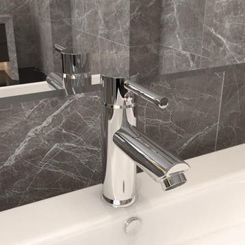 vidaXL Wastafelkraan 130x176 mm verchroomd, Doe-het-zelf en Bouw, Verzenden, Nieuw