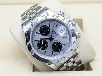 Tudor Prince Date Chronograph Ref. 79280P Year 2003 (Box), Handtassen en Accessoires, Horloges | Heren, Ophalen of Verzenden, Zo goed als nieuw