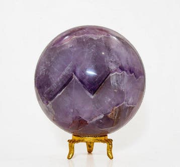 Premium Chevron Amethyst Sphere 85mm – Gepolijste genezende, Collections