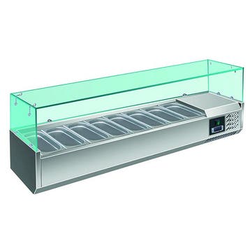 SARO Gekoelde opzetvitrine - EVRX 1800/330, Verzenden, Nieuw in verpakking, Koelen en Vriezen