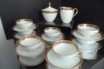 Service à thé et café (14) - Biscuit de porcelaine