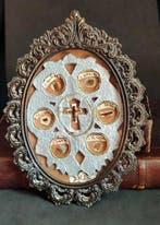 Reliekhouder - Brons - 20e eeuw - Heilige Kruis van Onze, Antiek en Kunst