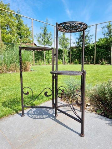 Bijzettafel - metal, Antiek en Kunst