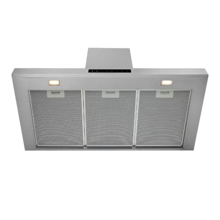 Pelgrim BSSA971RVS Wandafzuigkap RVS - 90 cm - 760 m³/h, Electroménager, Hottes, Envoi
