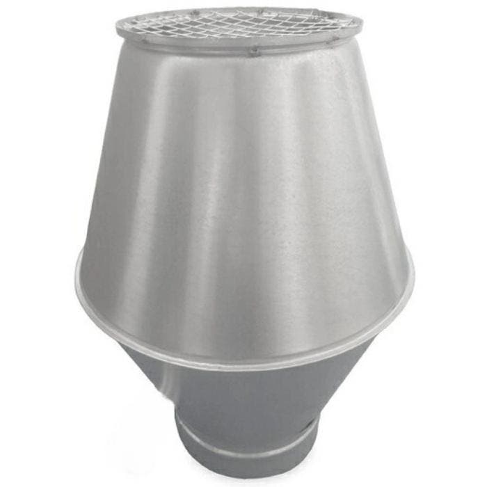 Deflectorkap Ø 200mm met aansluiting voor spiraalbuis galva, Doe-het-zelf en Bouw, Ventilatie en Afzuiging, Nieuw, Verzenden