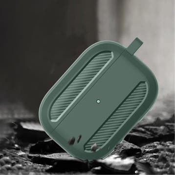 Shockproof Hoesje voor AirPods 1 / 2 met Karabijnhaak -, Verzenden