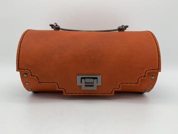 Handtas oranje  round handbag, Ophalen of Verzenden, Nieuw