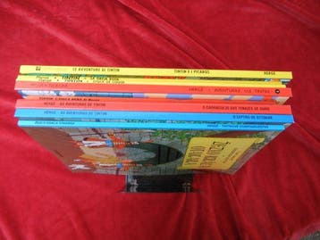 Tintin - Ensemble de 8 albums en différentes langues - 8, Boeken, Nieuw