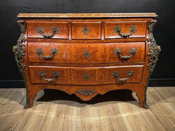 Ladekast - Hout - Antieke commode Louis XIV