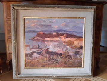 Francesco Galante (1884-1972) - Paesaggio nei pressi di
