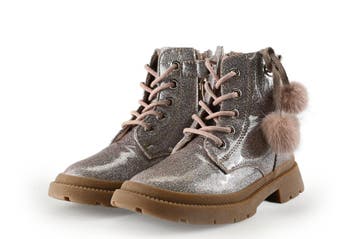 Milo Mila Boots Meisjes in maat 27 Zilver, Verzenden, Schoenen