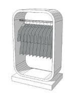 *TIP*  Glossy middenunit kledingrek R-EC-005, Ophalen of Verzenden