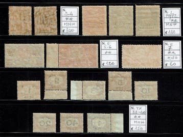 Italiaans Somalië 1916/1927 - Lotto postzegels in volledige, Gestempeld