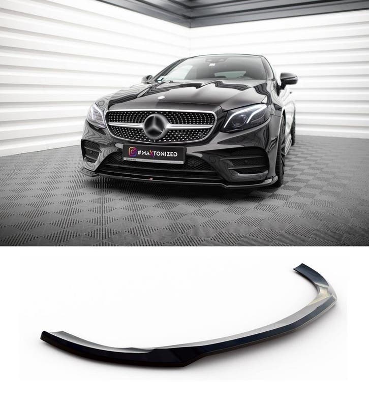 Front splitter V.2 voor Mercedes Benz E C238/A238 AMG Line, Auto diversen, Tuning en Styling, Ophalen of Verzenden