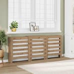 vidaXL Radiatorombouw 205x21,5x83,5 cm bewerkt hout, Verzenden, Nieuw