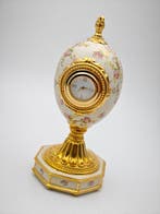 Fabergé ei - House of Fabergé Rozen-Ei Klok - Porselein