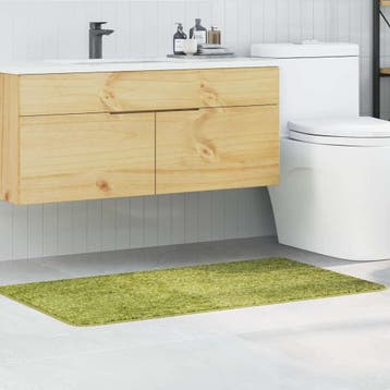 vidaXL Antislip Badmat Groen 70 x 120 cm PP, Verzenden, Nieuw