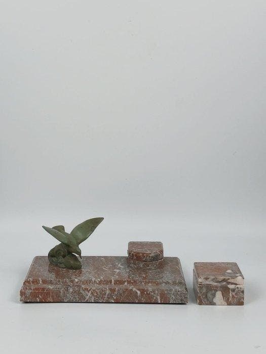 Beeldje (2) - Brons, Marmer, Antiquités & Art, Curiosités & Brocante