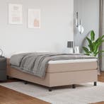 vidaXL Boxspring met matras kunstleer cappuccinokleurig, Verzenden, Nieuw