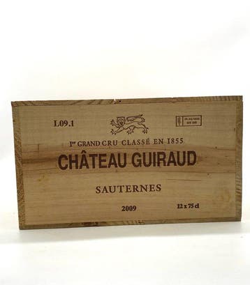 2009 Château Guiraud - Sauternes 1er Grand Cru Classé - 12, Verzamelen, Nieuw
