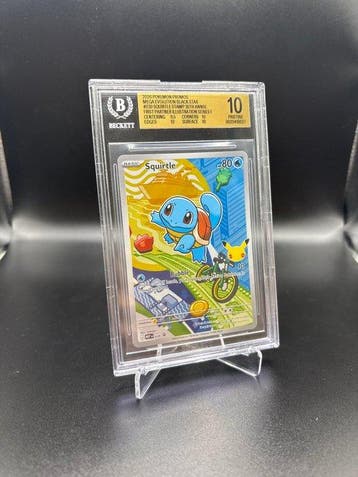 Pokémon - 1 Graded card - Squirtle 039 First Partner Series, Hobby en Vrije tijd, Nieuw