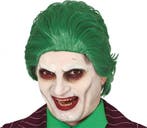 Halloween Pruik Joker Clown Groen, Verzenden, Nieuw