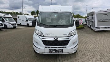 Capron Sunlight V60 slechts 14900 km en dwarsbed 33695, Sunlight, Ringverwarming, Tot en met 2, Treinzit