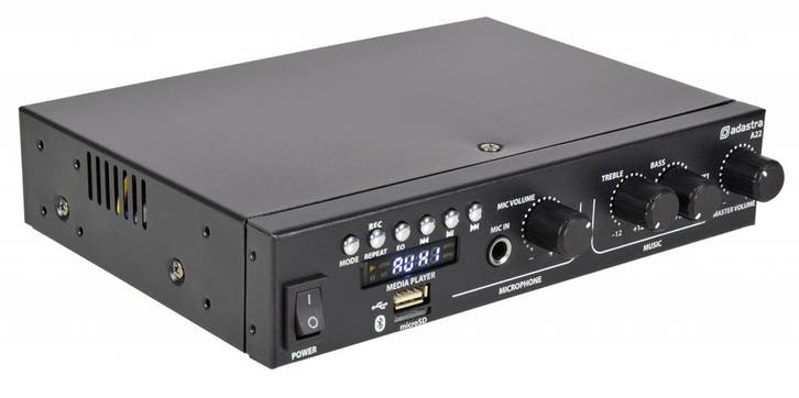 Adastra A22 Stereo Versterker 2 X 55W Met Bluetooth En Mic, Musique & Instruments, Microphones
