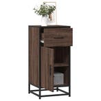 vidaXL Dressoir 35,5x35x76 cm bewerkt hout en metaal bruin, Huis en Inrichting, Kasten | Dressoirs, Verzenden, Nieuw