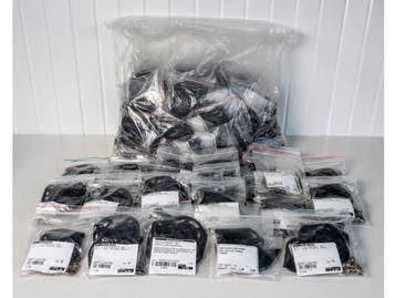 Veiling - 50x Partij stuks helm onderdelen – vizier repara, Fietsen en Brommers, Nieuw