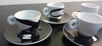 illycaffè - Steinbach - Koffieservies (4) - Keramiek -