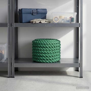vidaXL Katoenen Touw 60 mm 10 m Groen 100% katoen, Verzenden, Nieuw