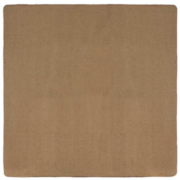vidaXL Gebied Tapijt Lichtbruin 240 x 240 cm Jute, Maison & Meubles, Verzenden