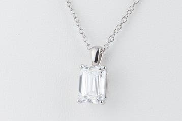Chaîne - 14 carats Or blanc - 2.02ct. tw. Diamant (Cultivé
