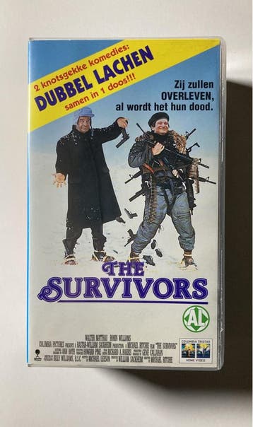 FILMBOX / THE SURVIVORS / WHOS HARRY CRUMB? (VHS), Gebruikt