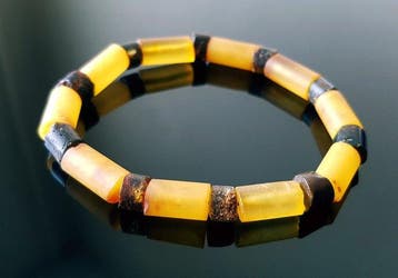 Amber Vintage Rauw Ongepolijste Baltische Amber Armband -