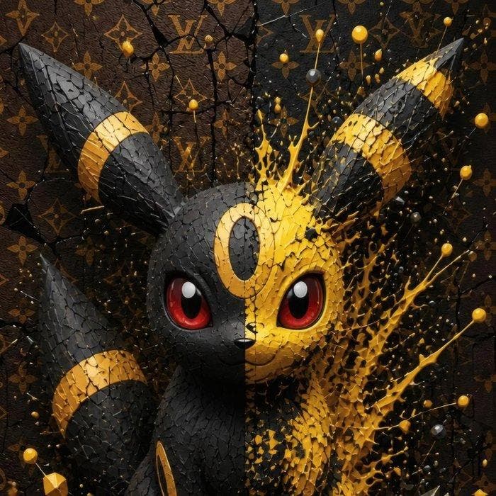JZL - [XL] Umbreon – Golden Eclipse [Eevee LV Collection V2], Games en Spelcomputers, Spelcomputers | Overige Accessoires