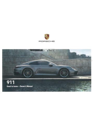 2020 PORSCHE 911 INSTRUCTIEBOEKJE ENGELS (USA), Auto diversen, Handleidingen en Instructieboekjes, Ophalen of Verzenden