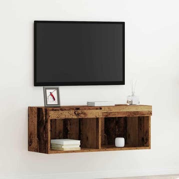 vidaXL Tv-meubelset 80 x 30 x 30 cm Oud hout Bewerkt hout, Verzenden, Nieuw