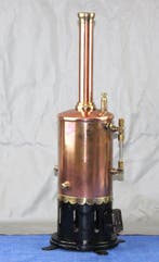 Stoommachine - Koper, Messing, IJzer - 1930-1940