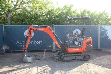 Veiling: Minigraver Kubota KX019-4 Diesel 2019, Ophalen