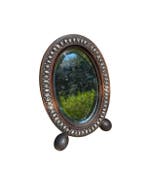 Spiegel - Hout, Zilver