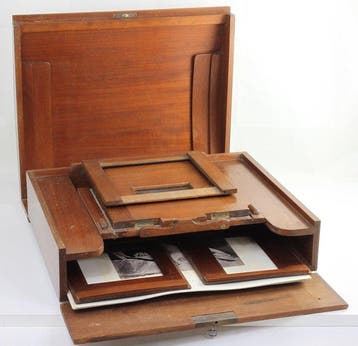 en bois « Frith’s Cosmoscope » Visionneuse, vers 1860 Kijker