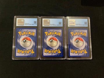 Pokémon - 3 Graded card - Charizard, Blastoise, Venusaur, Nieuw