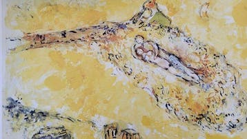 Marc Chagall (1887-1985) - Grande Lithographie double page