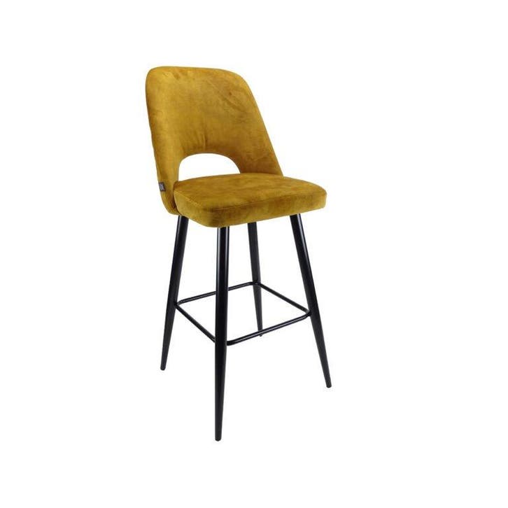 Nieuwe Barstoel Moos - Geel- Vintage/Café, Maison & Meubles, Tabourets de bar, Enlèvement