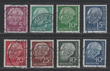 Duitsland, Bondsrepubliek 1960 - Heuss-lumogen,, Gestempeld